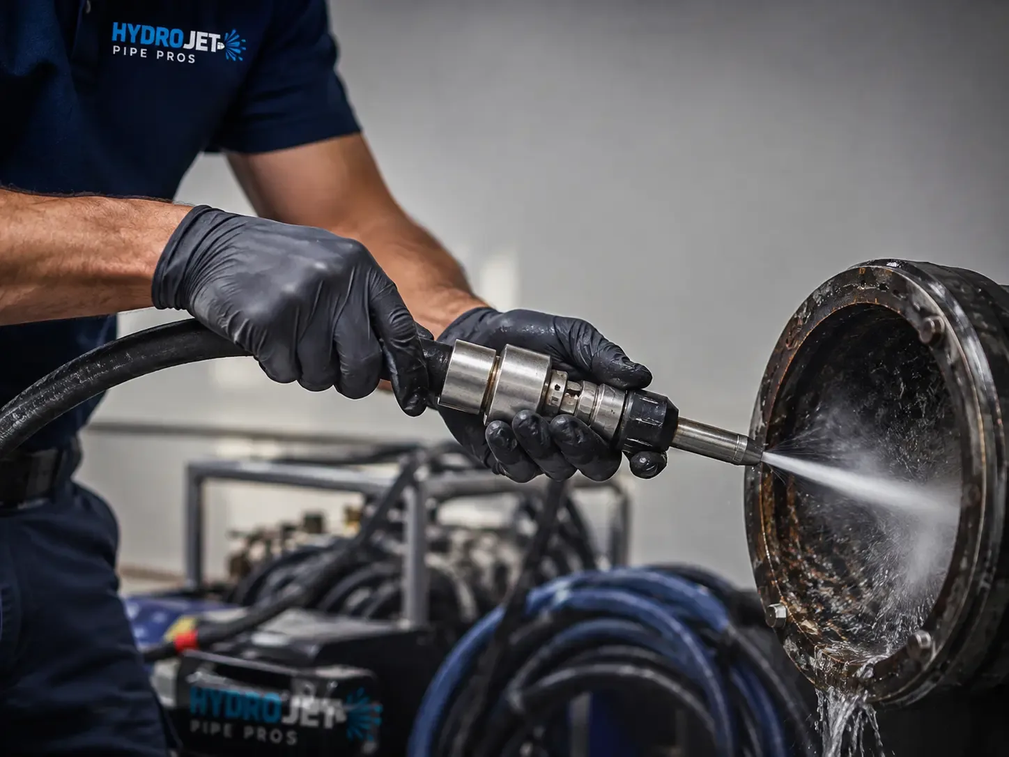 Hydro Jet Pipe Descaling in Grayland, WA